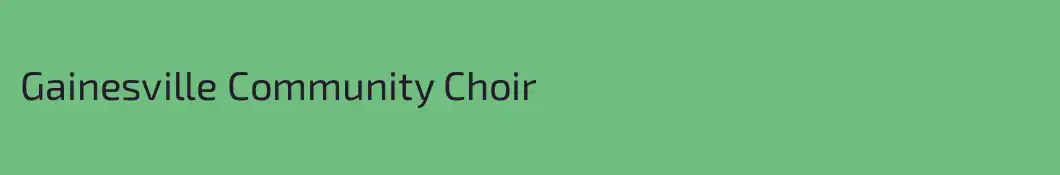 Gainesville Community Choir